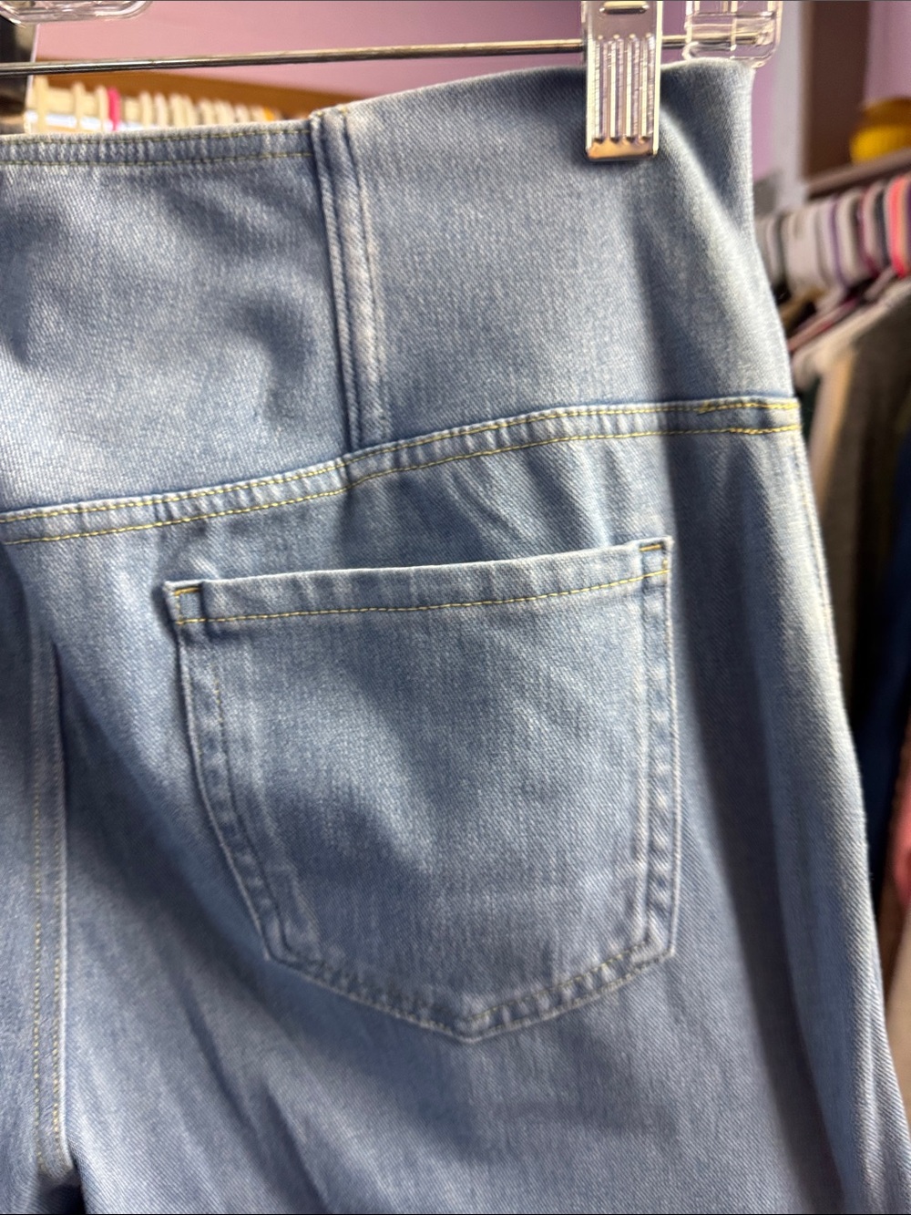 Halara flex denim jeans size large tall new - Picture 6 of 7